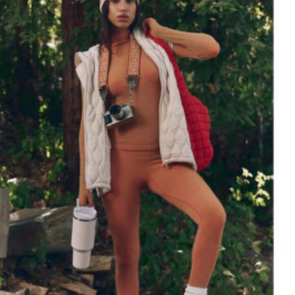 Free People Sweaters - #206 NWT Free People Cool Down Wool Base Layer in Camel Heather